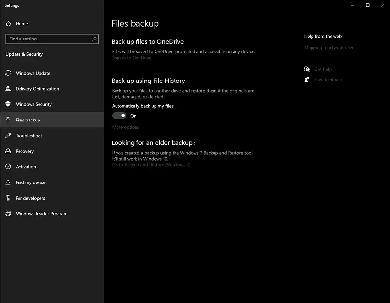 Tìm Kiếm và Mở File History